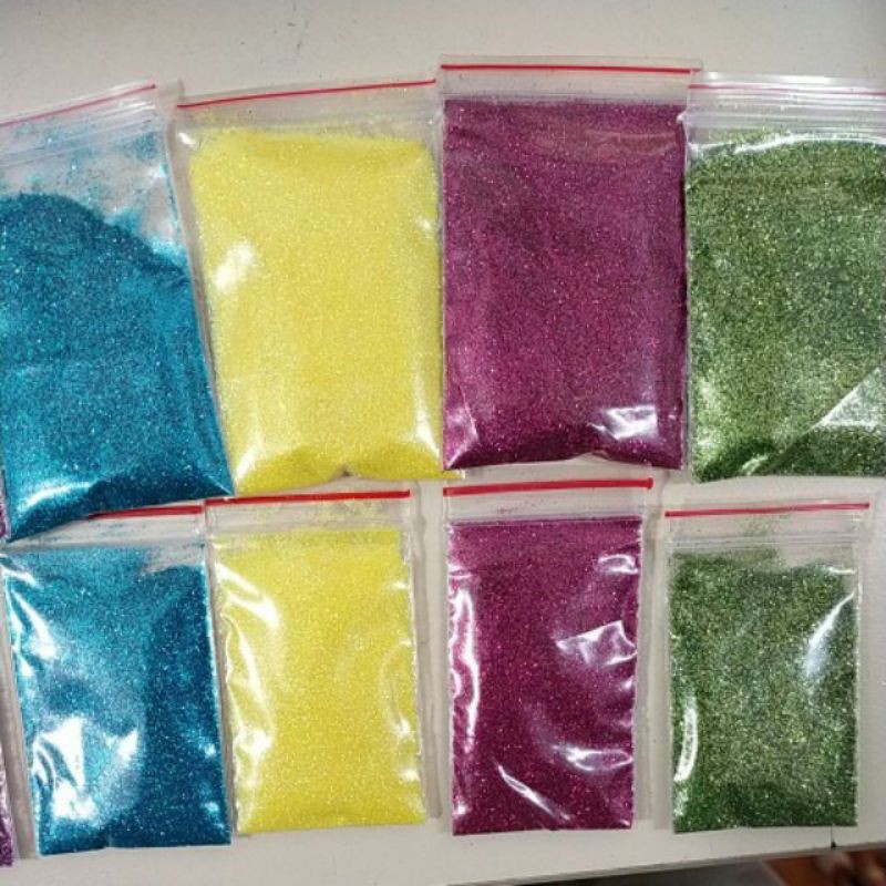 Bột kim tuyến rắc hoa, làm nail