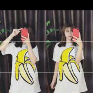 Đầm xuông hình chuối