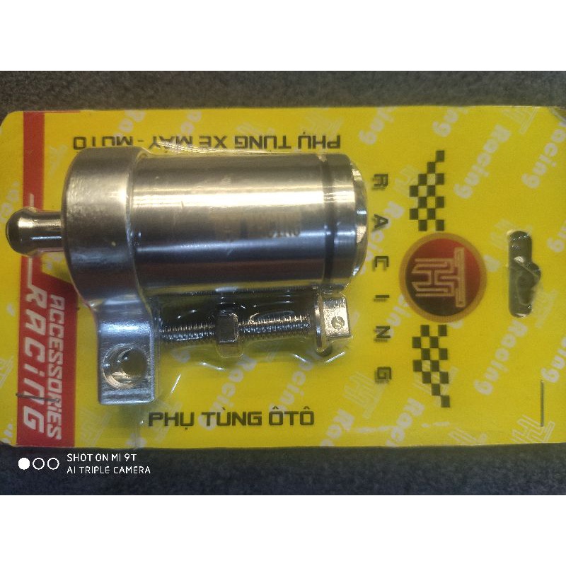 Bình dầu tay thắng salaya inox 304 CNC cho mọi loại xe