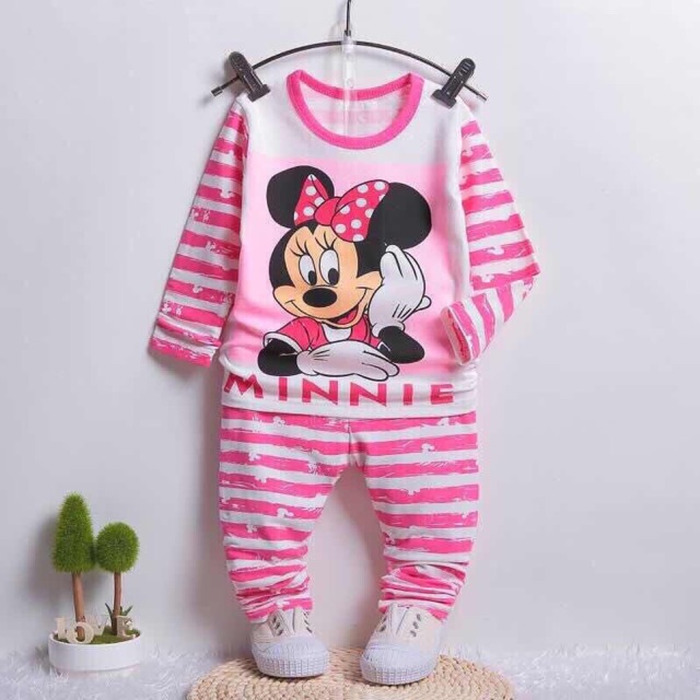 Combo 9 bộ cotton Bé gái