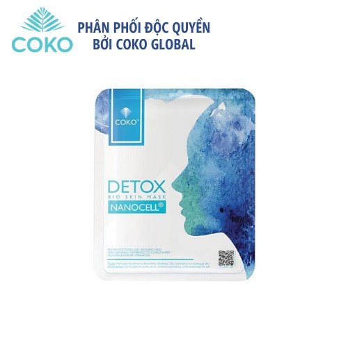 [COKO] Set 3 miếng mặt nạ ngủ sinh học Coko Detox thải độc thanh lọc da, hỗ trợ điều trị mụn