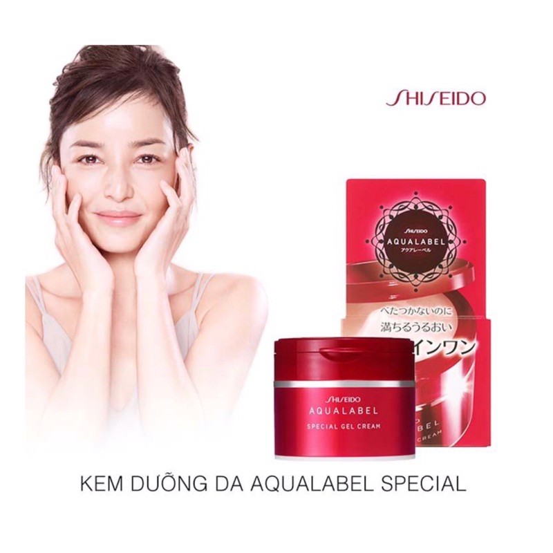 Kem dưỡng da Shiseido Aqualabel Special Gel 90g 5 in 1 - 5 bước đến làn da chuẩn Nhật