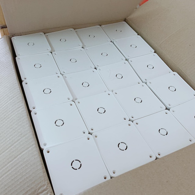 Combo 20 hộp kỹ thuật camera quan sát chống mưa chống nắng kích thước 11*11*5 chốt đồng