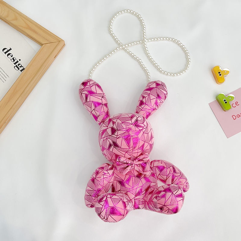 Túi Đeo Chéo Hình Thỏ Dễ Thương Cho Bé Gái