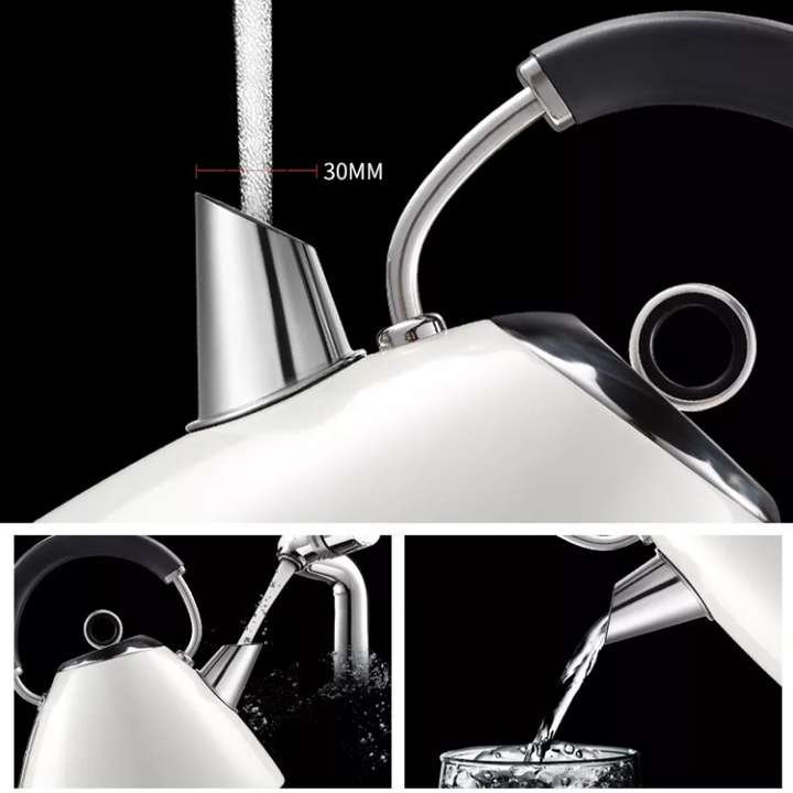 Ấm đun nước siêu tốc cao cấp Morphy Richards MR7456A 1.5L - Hàng Nhập Khẩu