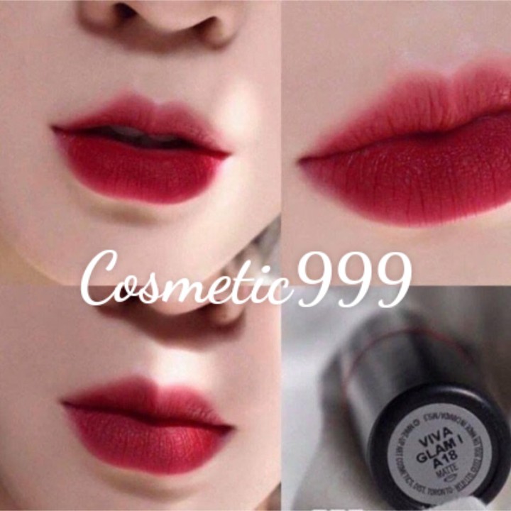 auth 100% FULLSIZE son mac chili màu đỏ ớt , ruby woo đỏ lạnh siêu xinh -cosmetic999