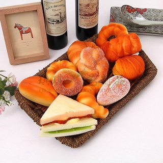 Bánh Mì Mô Hình Giả Bằng PU Phụ Kiện Picnic Chụp Ảnh Trang Trí
