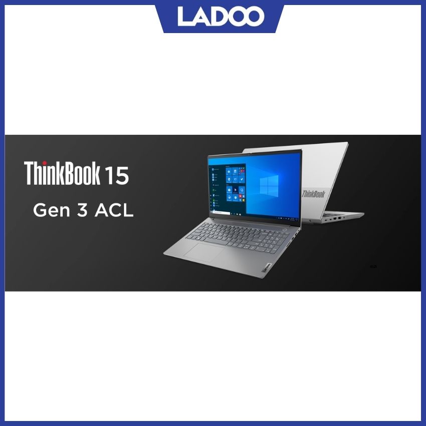 Laptop Lenovo ThinkBook 15 G3 ACL (21A400CFVN)/ Ryzen 5-5500U/ RAM 8GB/ 512GB SSD/ 15.6inch FHD/ 3Cell/ Win 11/ 2Yrs