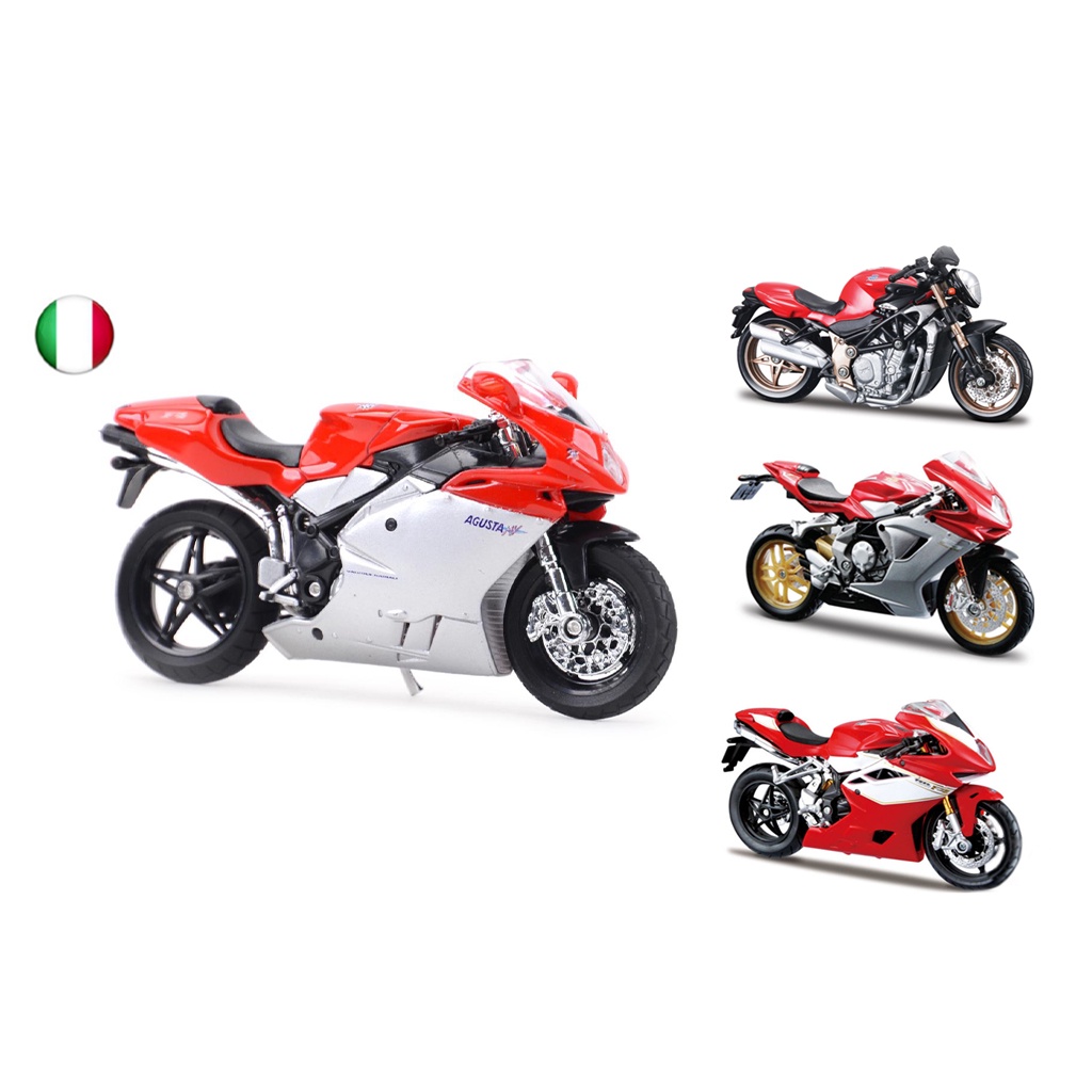 Mô hình xe moto MV Agusta F4RR, Brutale 990R, F3 Serie Oro 1:18