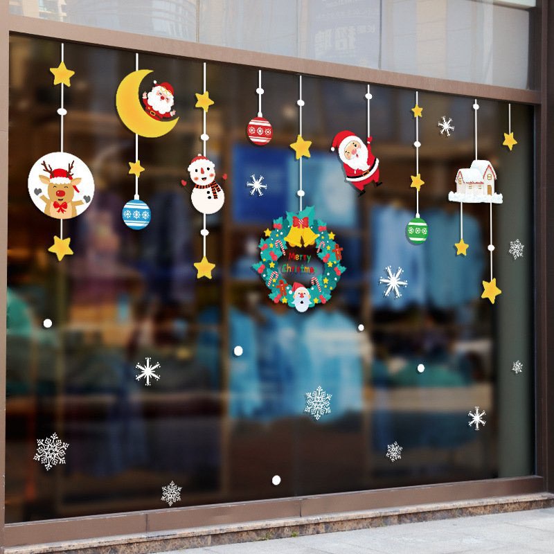 Decal Noel dán tường, dán kính mẫu mới nhất 2022 | BigBuy360 - bigbuy360.vn