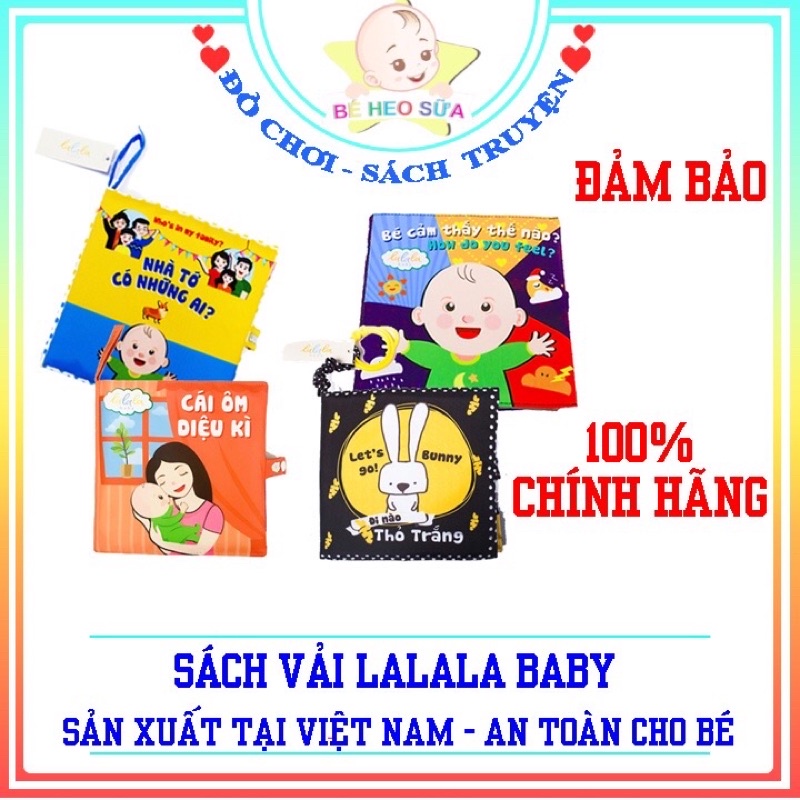 Sách Vải tương tác chính hãng  hay nhất cho bé từ sơ sinh-4 tuổi