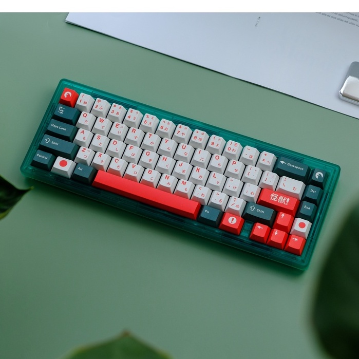 GMK Monster Keycap, 129 phím PBT Keycaps Cherry Profile DYE-SUB Cá nhân hóa GMK Keycaps cho bàn phím cơ