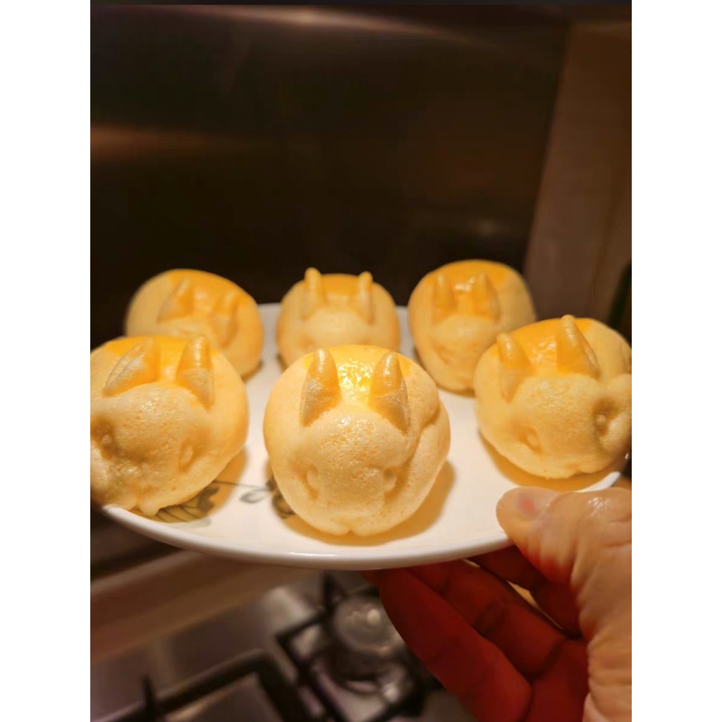 Khuôn silicon 3D thỏ - heo làm bánh pudding/rau câu/đậu hũ