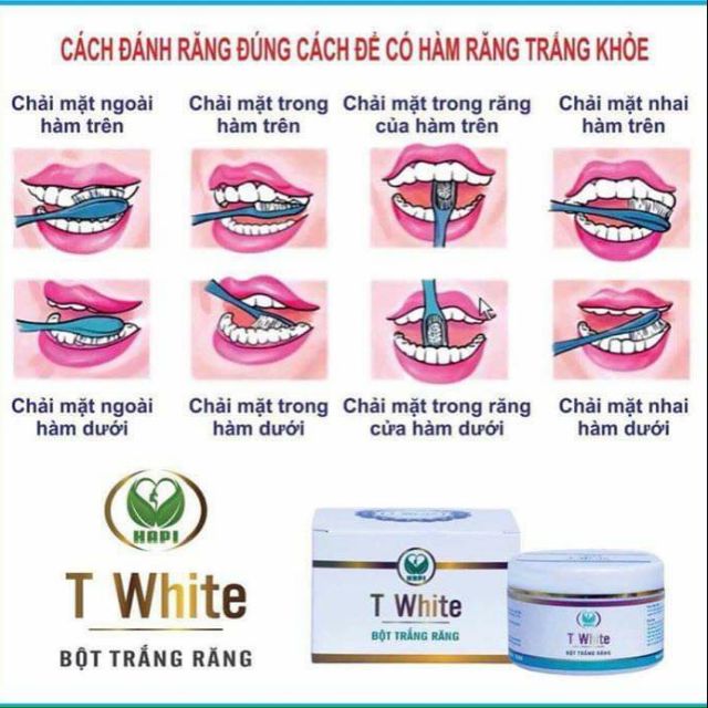 Bột trắng răng T WHITE