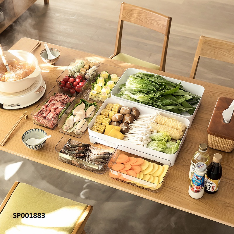 Khay Nhựa Để Thực Phẩm, Khay Set Lẩu Tiện Dụng