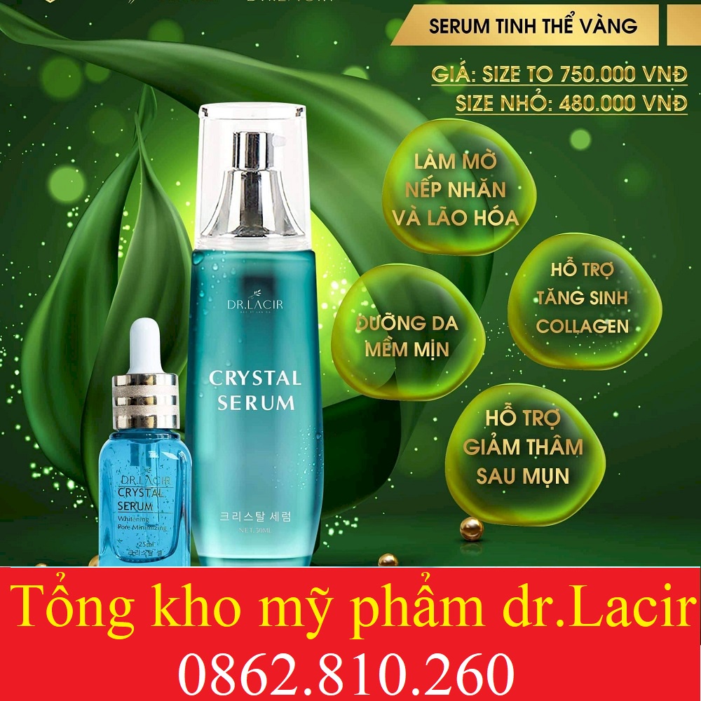 Bộ chăm sóc da ban đêm, 7 bước hoàn chỉnh cho lan da như chăm sóc ở Spa, Drlacir chính hãng