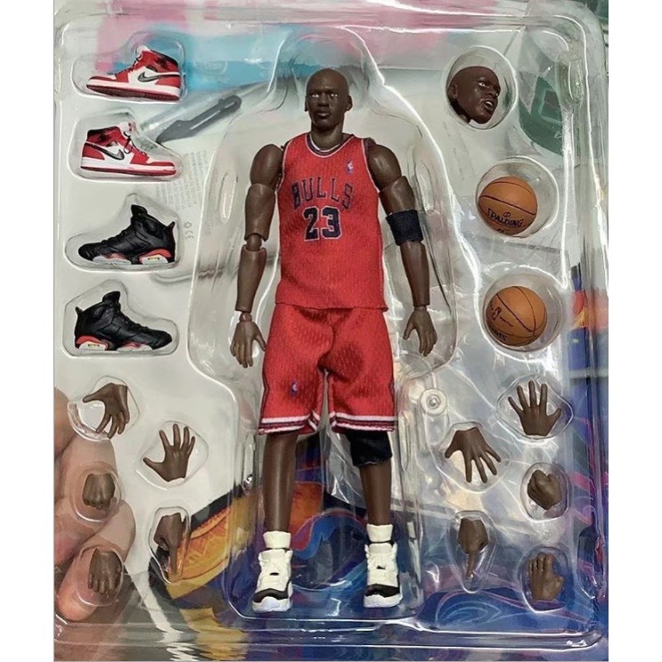 Mô Hình khớp Ngôi sao bóng rổ NBA michael jordan quần áo vải