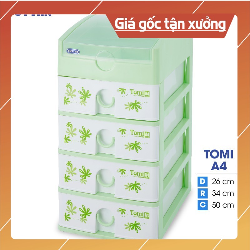 Tủ nhựa Duy Tân Tomi A4 - 5 ngăn - Nhiều màu