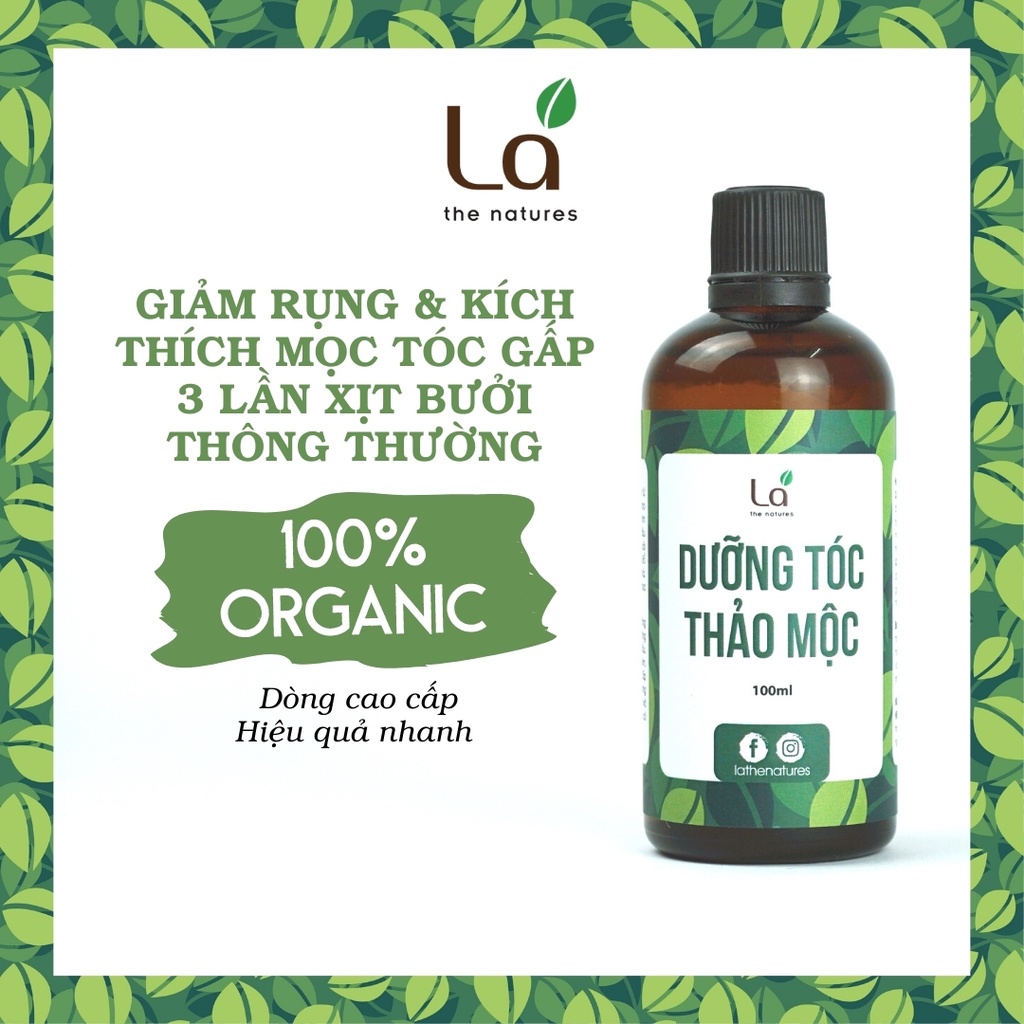 Tinh Dầu Thảo Mộc Đậm Đặc Giảm Rụng & Kích Thích Mọc Tóc Gấp 3 Lần Xịt Bưởi Thông Thường