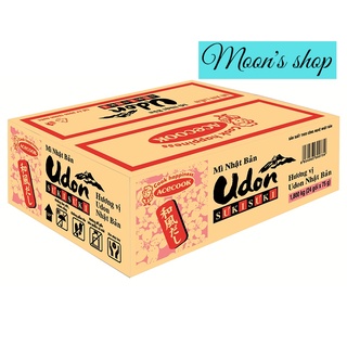 Thùng mì Udon Sưkisưki vị Udon Nhật Bản 75g× 24 gói