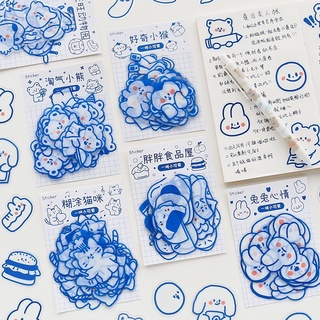 Set 40 miếng dán hình thú xinh xắn chống nước , sticker