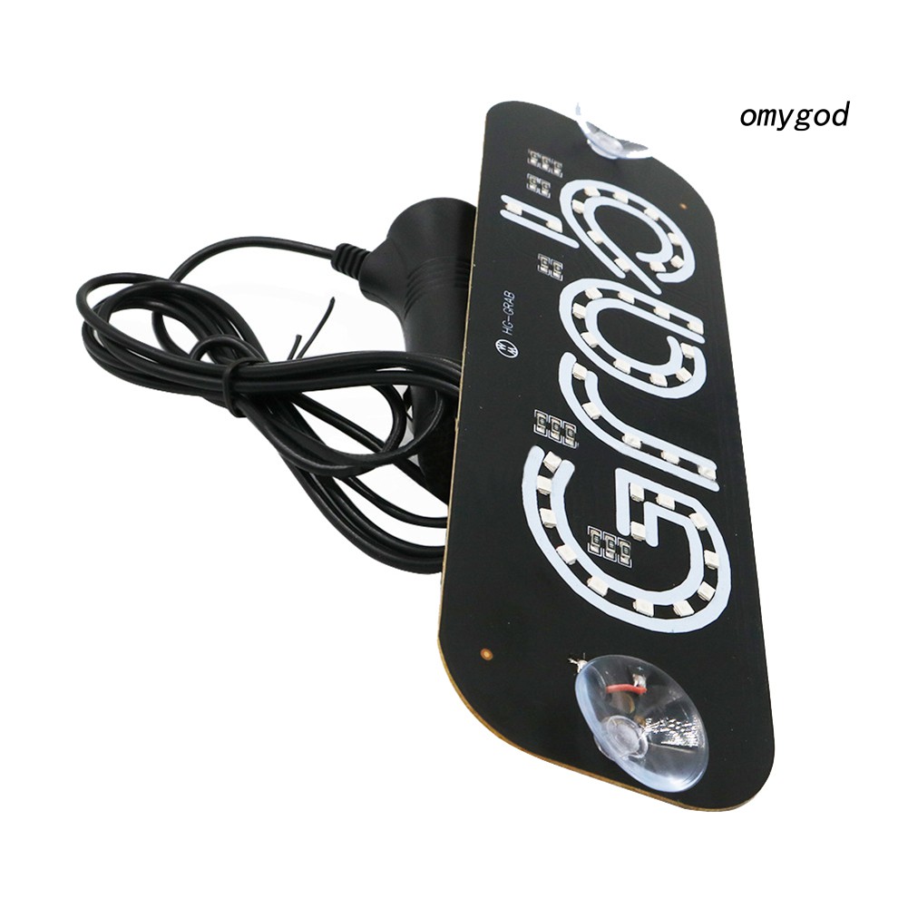 Bảng đèn LED hình chữ Grabtaxi 12V