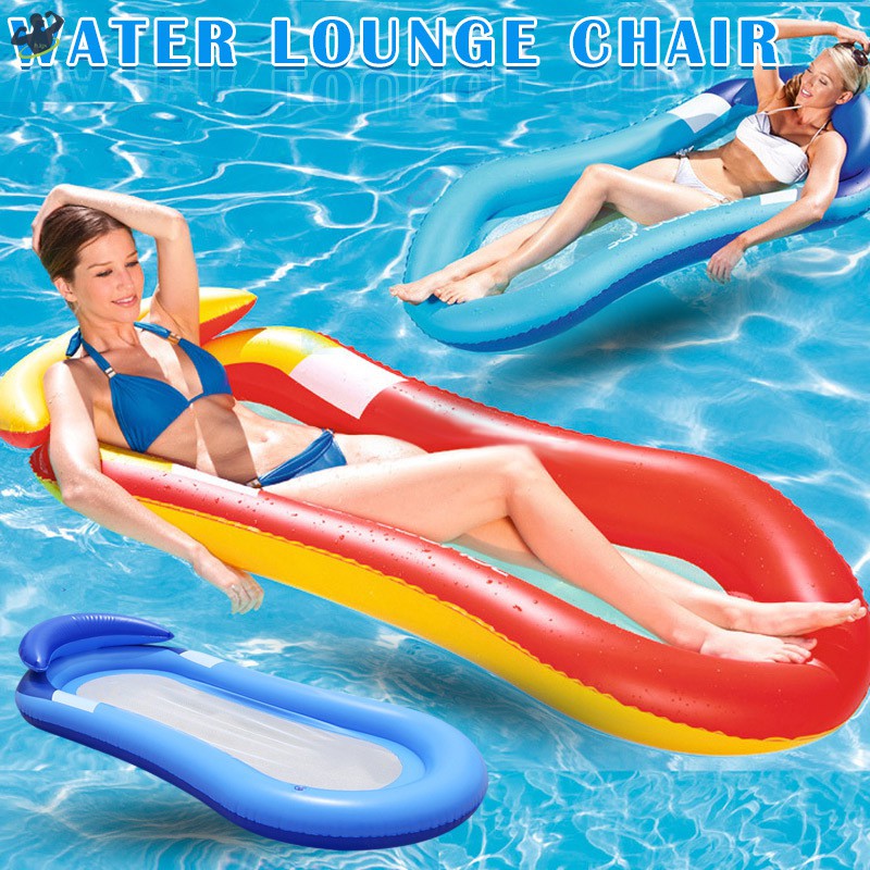 Phao hơi nằm thiết kế tiện lợi sử dụng cho hồ bơi