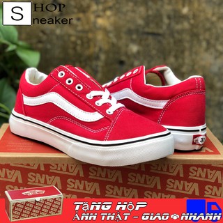 [Sale] Giày Thể Thao Old Skool Đỏ Đủ Size