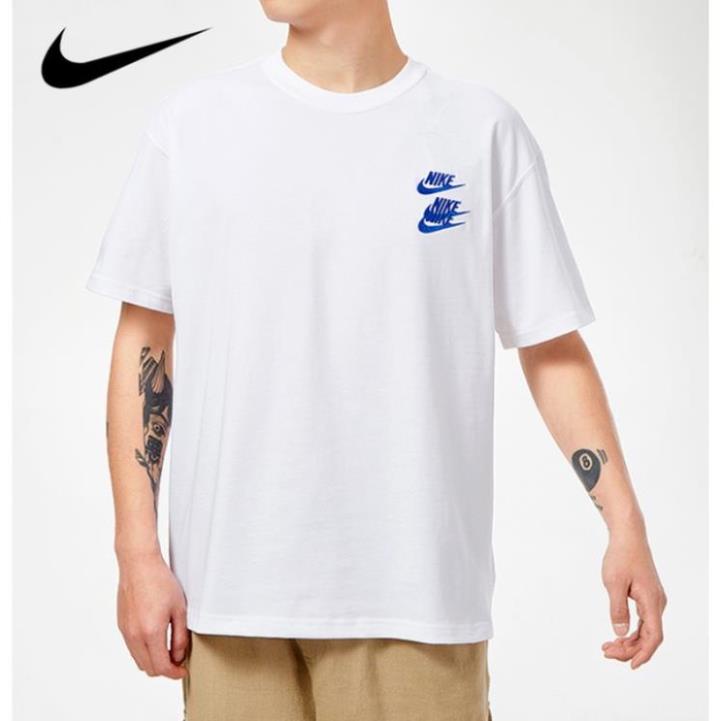Áo Thun Thể Thao Thêu Logo Nike 100% DA0990-100 Cho Nam Đẹp !