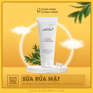 SỮA RỬA MẶT PUDERMA ADVANCED REFRESHING CLEANSING FOAM (MỸ PHẨM HÀN QUỐC NHẬP KHẨU CHÍNH NGẠCH)