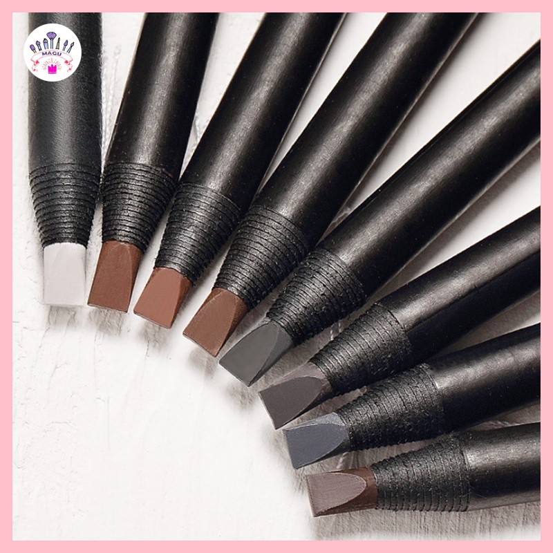 Chì xé kẻ mày Haozhuang Eyebrow Pencil cứng phảy sợi sắc nét - Chì kẻ lông mày chống nước mã HZ001