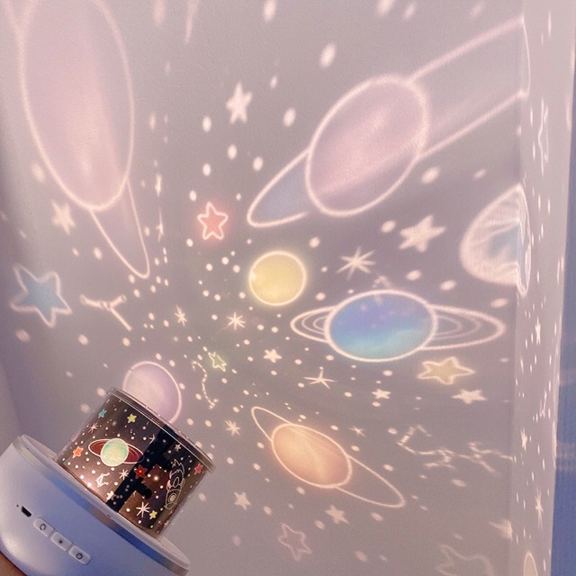 Đèn ngủ xoay chiếu hình loa bluetooth  Dream Wish box chính hãng One Fire