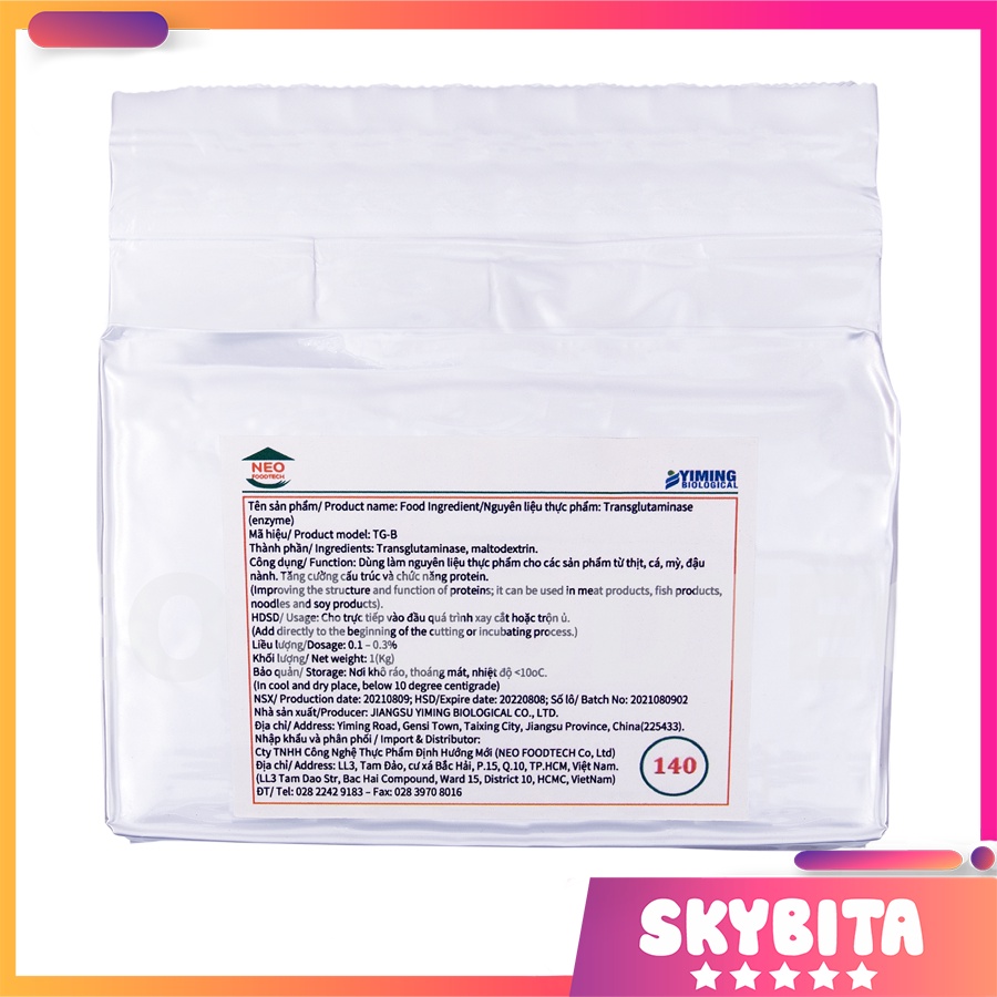 TG – ENZYME Phụ gia kết dính cho thịt cấp đông