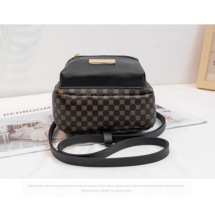 Balo CHUWANGLIN bằng da nhỏ gọn phong cách trẻ trung thời trang cho nữ