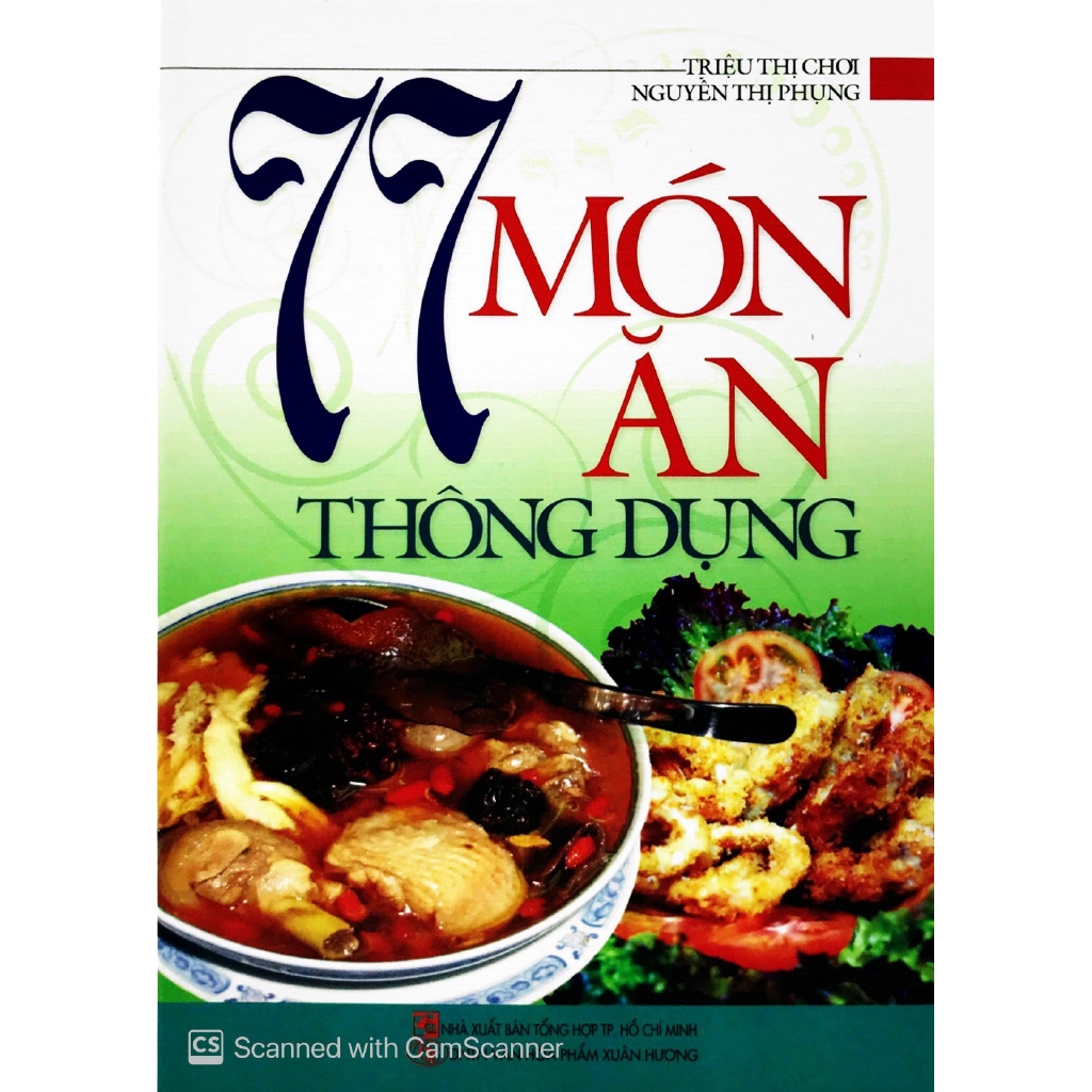 Sách - 77 Món Ăn Thông Dụng