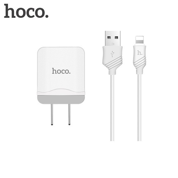 [Mã 2404EL10K giảm 10K đơn 20K] Củ Cáp Sạc Lightning iPhone Hoco C22- Dùng Cho Iphone/Ipad- Hỗ Trợ Sạc Nhanh