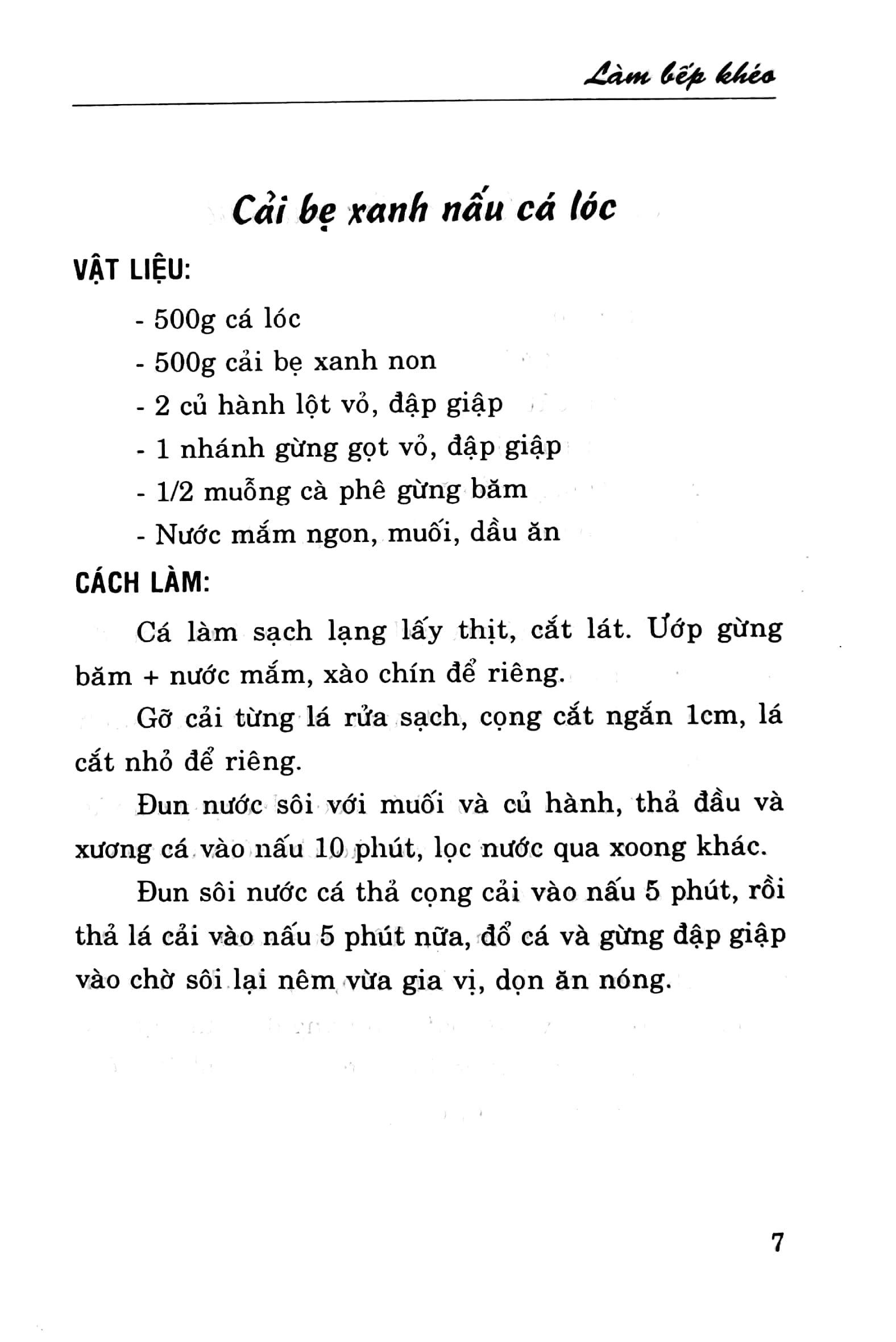 Sách Làm Bếp Khéo - Nấu Ăn