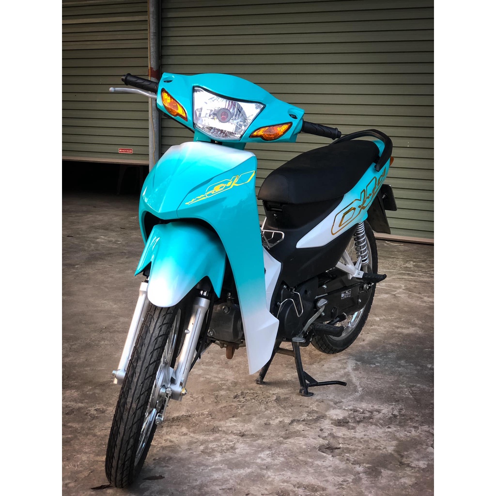 TEM WAVE Alpha cắt CROM VÀNG dán rời cho 50cc - 110cc ( CHỐNG NƯỚC CHỐNG BAI MÀU )