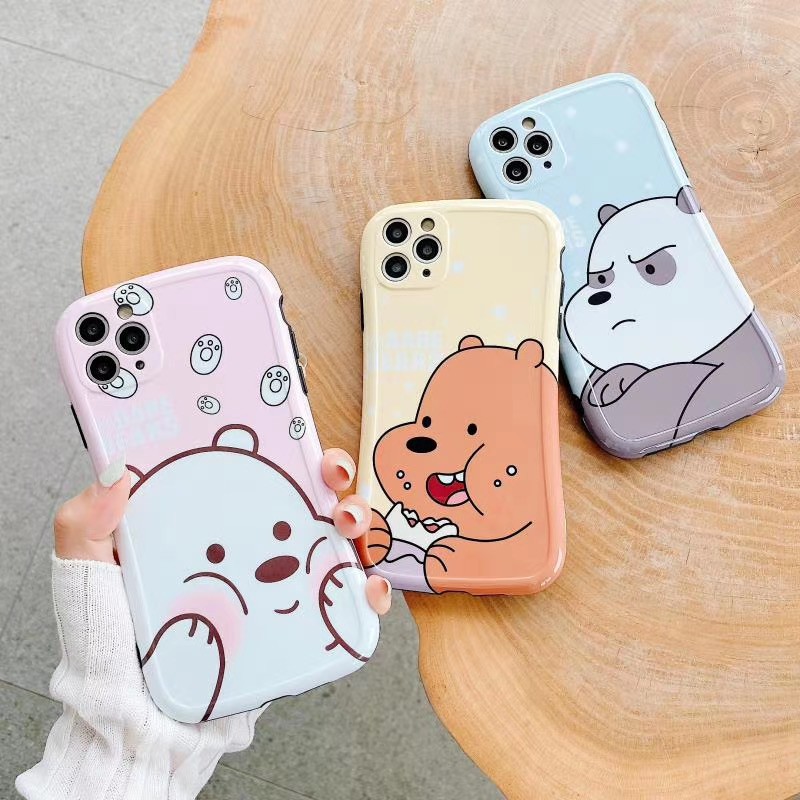 Bare bear Ốp điện thoại dành cho iPhone11 11Promax 7Plus 7 8 8  X XR XSmax SE2020 Ốp lưng Ốp Iphone  Ốp mềm mại vỏ điện thoại Ốp | BigBuy360 - bigbuy360.vn