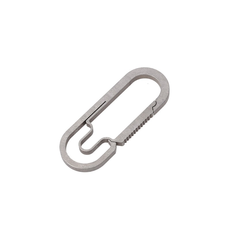 Móc khóa cài carabiner bằng hợp kim titan EDC dành cho cắm trại ngoài trời