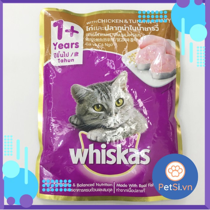 Pate Whiskas dành cho mèo - Gói 85g