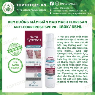 Kem dưỡng Floresan Anti-couperose giảm giãn mao mạch