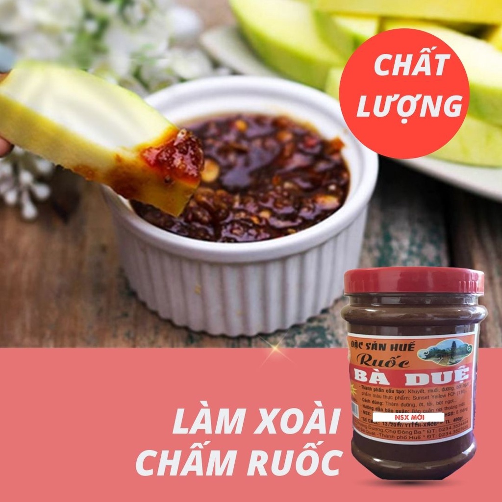 Mắm Ruốc Bà Duệ Huế - Gia Vị Nấu Bún Bò Xào Thịt – Nước Chấm Xoài