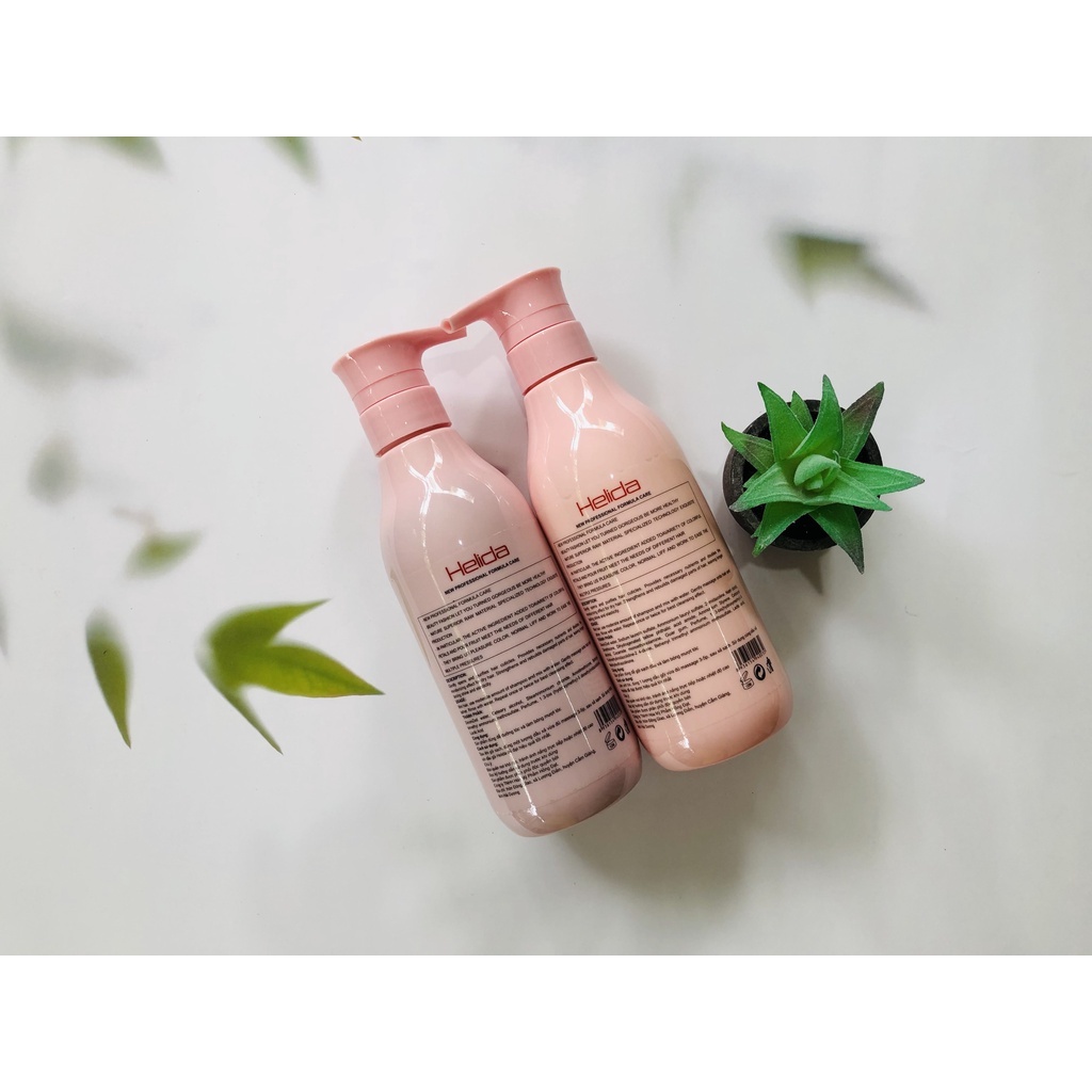 Cặp Dầu Gội HELIDA 500ML Giúp Tóc Mềm Mượt Khỏe Mạnh, Phục Hồi Tóc Hư Tổn Chính Hãng MP Nga Hà