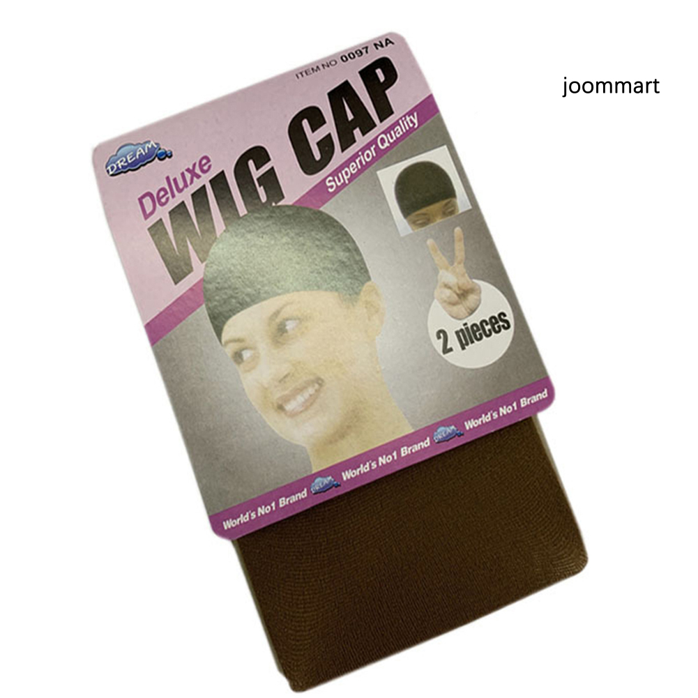 Bộ 2 cái mũ lưới đội tóc giả đàn hồi co giãn cho nữ