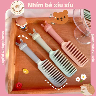 Lược chải tóc dạng dẹt hình con thỏ dễ thương TN98