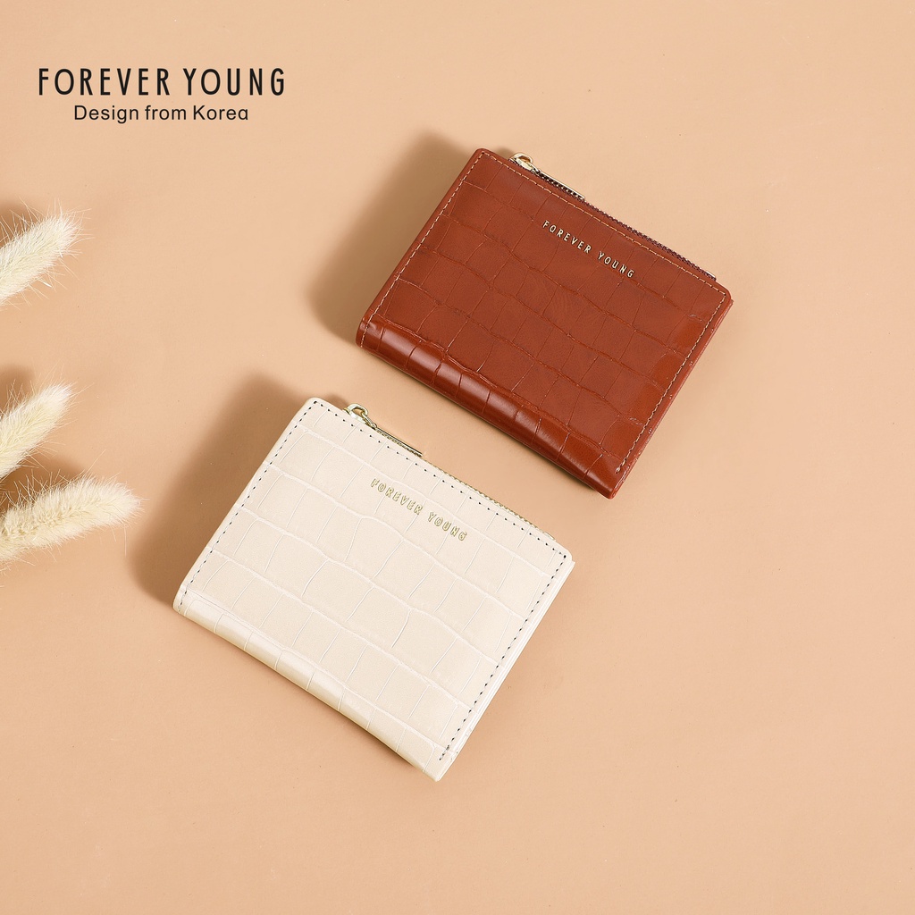 Ví nữ mini cầm tay cao cấp Forever Young xinh xắn không thấm nước MS11