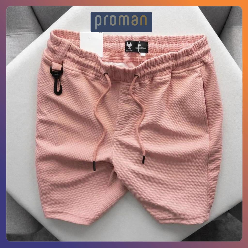 Quần Đùi Nam cao cấp, Quần short nam chất cotton Xốp Thái thoáng mát, Quần Short Nam 5 Màu Mùa Hè Năng Động - PROMAN