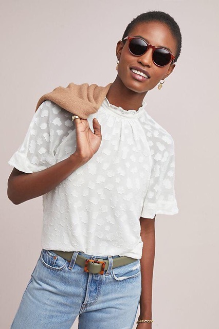 Áo voan hai lớp - hàng xuất UK - Size S M L XL