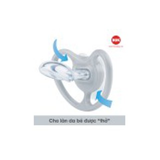 BỘ 2 TI GIẢ NUK SPACE SILICONE (0-6M/6-18M/18-36M)